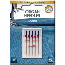 Голки для джинса Organ Jeans №100