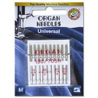 Голки універсальні Organ Universal №70-100 асорті 10 штук