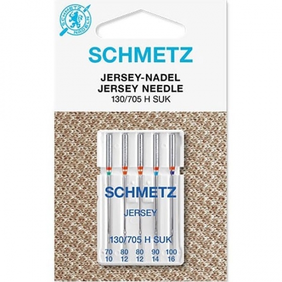 Голки для джерсі та в'язаних виробів Schmetz Jersey №70-100