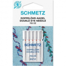 Голки Schmetz Double Eye №80