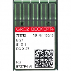 Голки промислові Groz-Beckert DCx27 RG №100