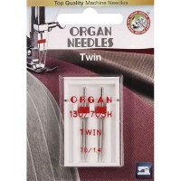Голка подвійна універсальна Organ Twin №70/1.4