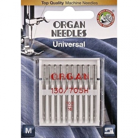Голки універсальні Organ Universal №100 10 шт.