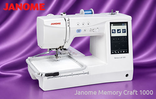 Janome MC 1000: швейно-вышивальный комплекс для творческих проектов