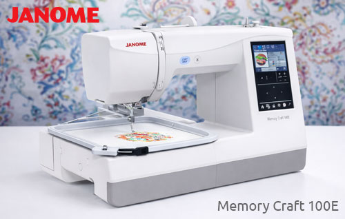 Вышивальная машина Janome Memory Craft 100E: удобство, функциональность и точный результат