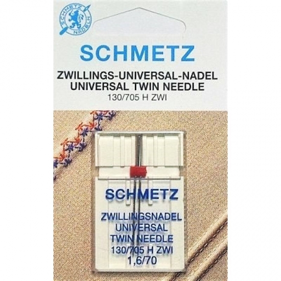 Игла двойная универсальная Schmetz Twin Universal №70/1.6