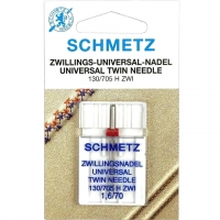 Голка подвійна універсальна Schmetz Twin Universal №70 / 1.6