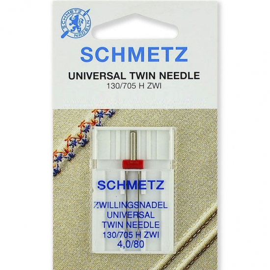 Игла двойная универсальная Schmetz Twin Universal №80/4.0