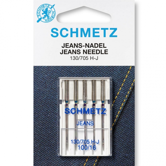 Иглы Schmetz Jeans №100 (5 шт.)