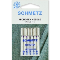 Голки мікротекс Schmetz Microtex ассорті №60-80