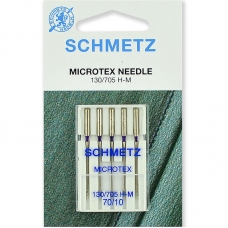 Голки для мікротекстіля Schmetz Microtex №70 (5 шт.)