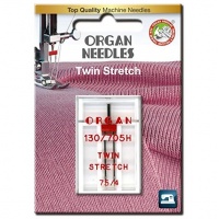 Голка подвійна стрейч Organ Twin Stretch №75/4.0