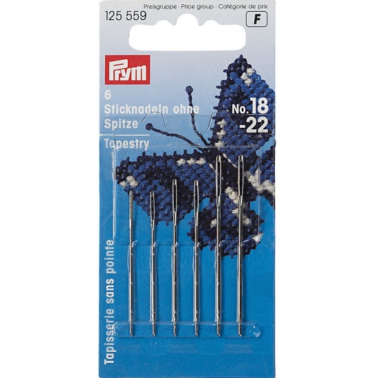 Иглы Prym 125559 с закругленным острием №18-22