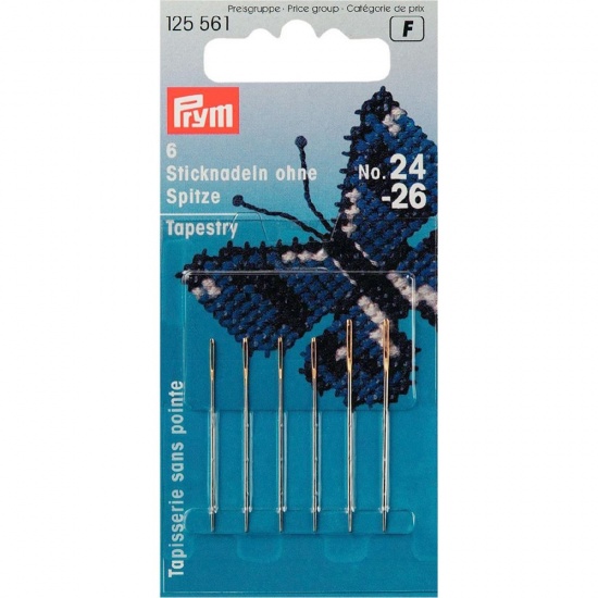 Голки Prym 125561 без вістря для вишивання хрестиком №24-26