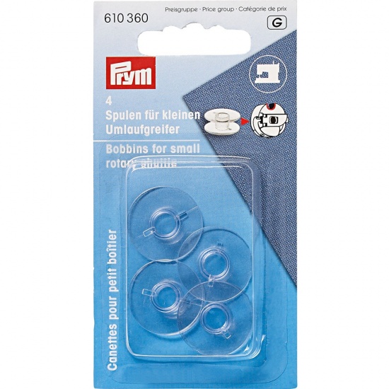 Шпульки Prym 610360 пластиковые для вращающегося челнока
