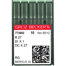Голки промислові Groz-Beckert DCx27 RG №80
