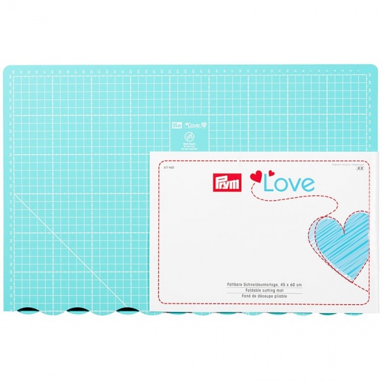 Раскройный коврик Love складной 60х45 см Prym 611465
