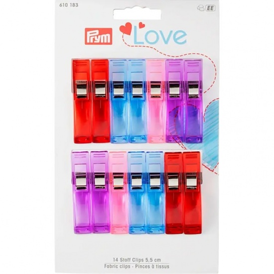 Прищепки для работы с тканями Prym Love 610183 5,5 см 14 шт.
