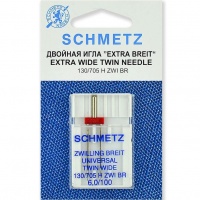 Игла двойная универсальная Schmetz Twin Universal №100/6.0