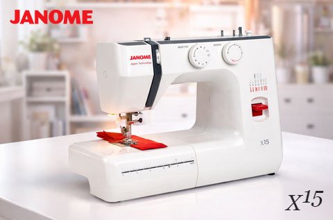 Janome X15: простое решение для комфортного шитья